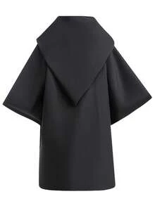 Kids Witch Costume For Girls Magic Witch Robe Cloak Accessory Halloween Carnival Cosplay Props Party Dress UP Outfits Children Fancy Birthday Gift - Black - View 4