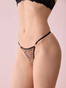 Bonmuse 5pcs/Pack Sexy Lace Women's Thong Panties, Ultra-Thin, Comfortable, Mid-Waist Semi-Sheer Thong, Suitable For Daily Wear [XS-L] - Multicolor - View 3