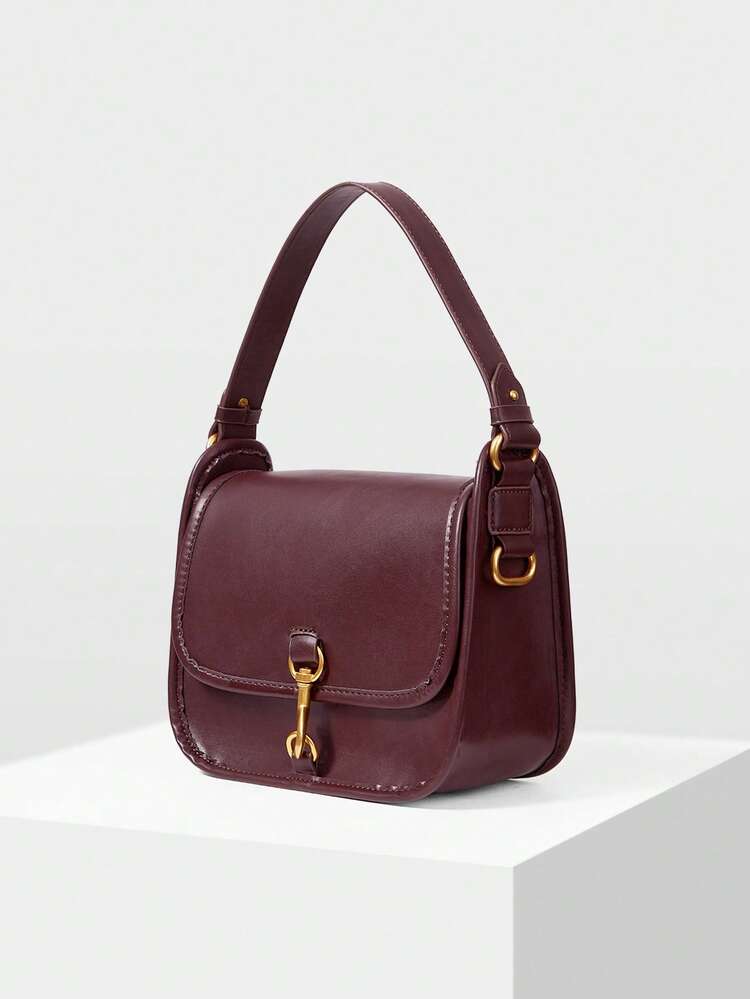 LADIES HANDBAG, EXQUISITE AND SIMPLE COMMUTING DAILY WITH SADDLE BAG
