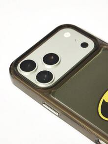 BATMAN X SHEIN 蝙蝠侠透明黑色太空防摔保护壳，适用于 11 - 17 Pro Max - 彩色 - 查看 3