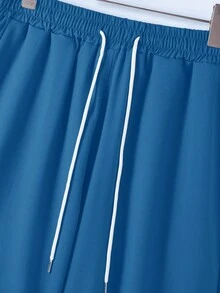 Manfinity RSRT Bộ đồ nam gồm áo tank top cổ tròn in hình cây cọ và quần short kiểu dáng thường ngày. - Nhiều màu - Xem 6