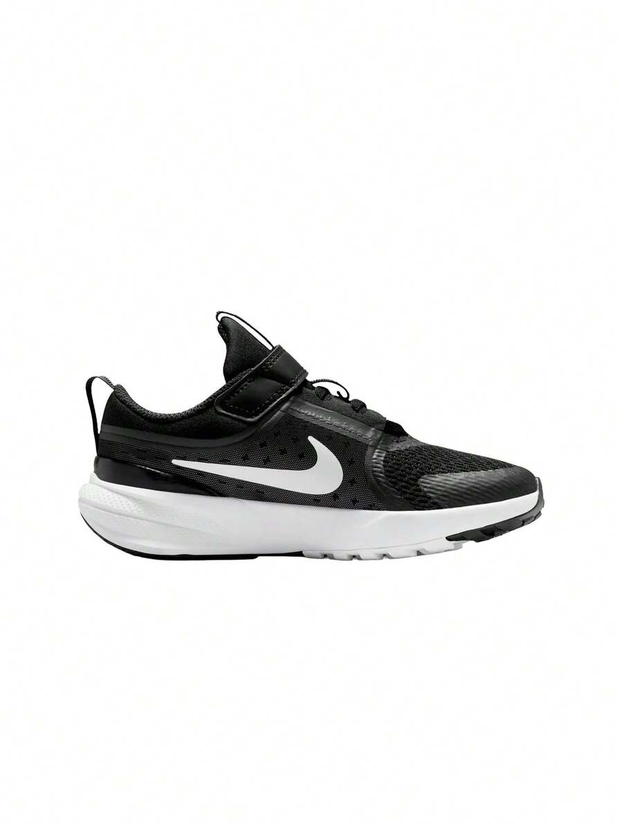 Nike Star Runner Teen Sneakers Rubber Outsole Lightweight Snug Fit Walking Outing Commuting Black HF7005-002 - Black and White - View 1