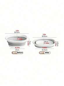 SHEIN 1 Chậu rửa di động gấp gọn, Chậu rửa du lịch ngoài trời, Chậu gấp đa chức năng, Chậu giặt gia đình, Xô, Bình đựng nước, Chậu rửa rau củ quả, Chậu ngâm chân, Chậu gấp gọn, Thích hợp cho phòng tắm, du lịch, ký túc xá sinh viên, Trang trí phòng tắm di động mùa hè - Nhiều màu - Xem 12