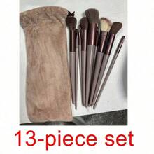 13pcs Makeup Brushes Set, Complete Professional Makeup Tools, Portable Storage, Perfect For Beginners & Festive Gift Box - Multicolor - View 10