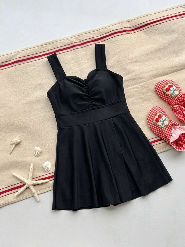 Girls (Young Girl) Sleeveless Bikini Tank Top For Fall Season Vacation