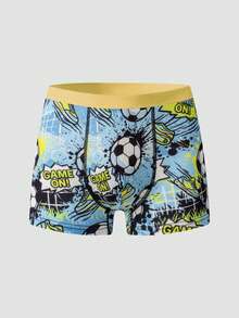 SHEIN GraphicGems Bộ 7 chiếc quần boxer nam phong cách thường ngày, in họa tiết graffiti. - Nhiều màu - Xem 6
