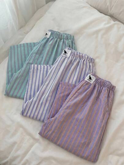 Dazy Kids 3 Paquete de Pijamas Holgados a Rayas para Niños Pequeños