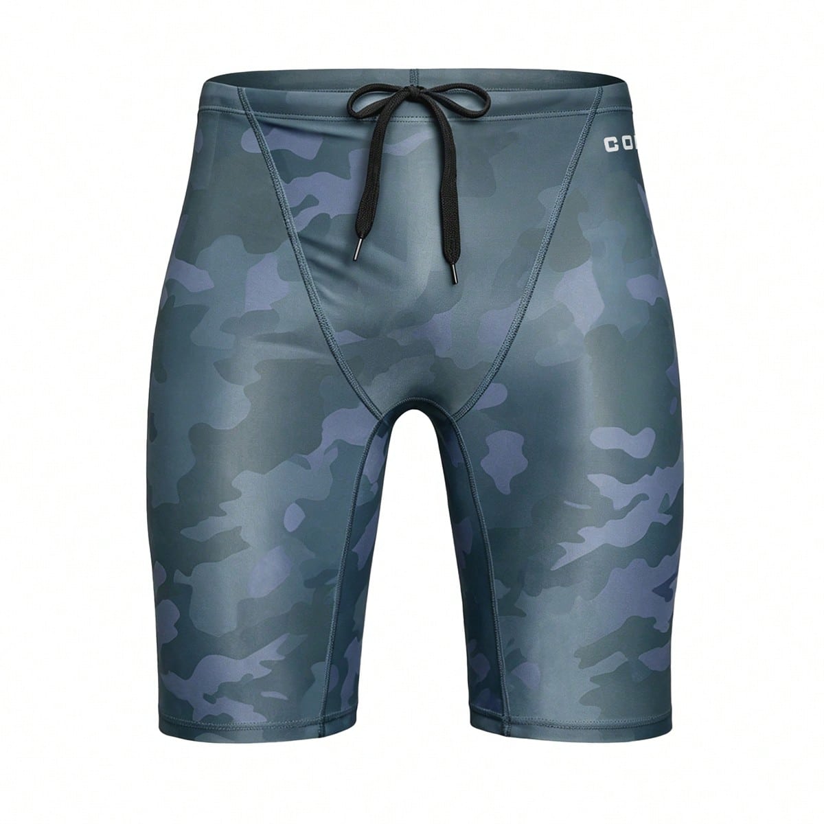 Bañador de playa casual de verano con cordón y estampado de camuflaje para hombre, vacaciones
