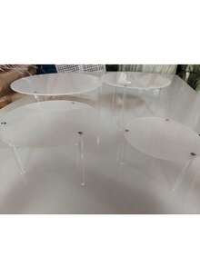Khay trưng bày bánh donut, cookie, bánh ngọt trong suốt bằng acrylic, khay đựng tráng miệng cho tiệc cưới, sinh nhật, triển lãm bánh kẹo. - Trong sáng - Xem 18
