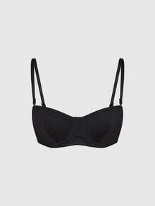 SHAPORA 3 pezzi/Set Reggiseni con ferretto da donna (Tono pelle + Bianco + Nero) - Multicolore - Visualizzare 4