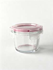 3pcs Thick Glass Food Storage Container Jar Airtight Seal Lid,Food Storage Containers With Lids - Perfect For Picnics, Meal Prep, Fridge Organization , Suitable For Baby Food, High Temp Microwave & Freezer, Mini Portable Cute & Durable Design - Multicolor - View 9