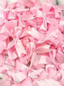 20/50Pcs Colourful Satin Ribbon Bows Cute Ribbon Bow For DIY Craft Decoration Headwear Fashion Clothing Accessories Wedding Birthday Party Decorations - Multicolor - View 39