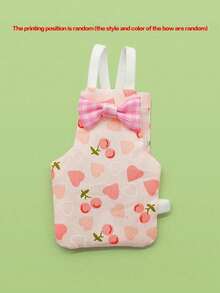 1 pieza Traje lindo de loro, bolsa para pañales, pañal para loro apto para loros, cacatúas, palomas - Ropa protectora lavable y reutilizable para pájaros pequeños (La posición de la impresión es aleatoria) - Multicolor - Ver 27