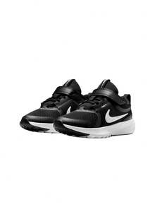 Nike Star Runner Teen Sneakers Rubber Outsole Lightweight Snug Fit Walking Outing Commuting Black HF7005-002 - Black and White - View 2
