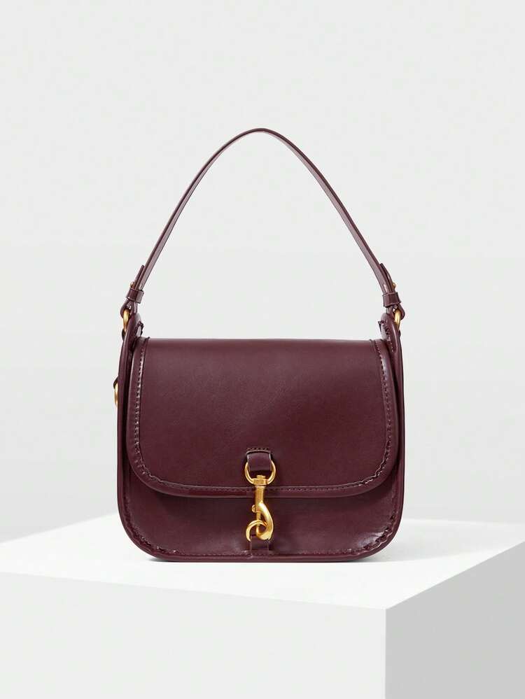 LADIES HANDBAG, EXQUISITE AND SIMPLE COMMUTING DAILY WITH SADDLE BAG