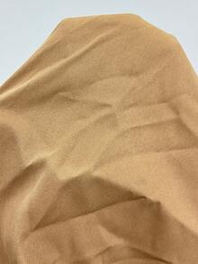 SHEIN PETITE Bộ vest nữ màu trơn hai hàng cúc và quần ống rộng. - Màu Khaki - Xem 8