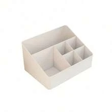 1 hộp đựng đồ dung tích lớn, hộp đựng đồ dùng văn phòng đa năng sang trọng, hộp đựng mỹ phẩm, hộp đựng đồ trang điểm, giá để ráo nước nhà bếp, thích hợp đựng mỹ phẩm (mặt nạ, cọ trang điểm, chì kẻ lông mày, lược, bông trang điểm, son môi, bảng phấn mắt, bông phấn phủ, kem dưỡng da, v.v.), văn phòng phẩm để bàn (cọ vẽ, bút chì, sổ tay, vở ghi chép, v.v.), hộp đựng đồ nhiều ngăn, hộp đựng đũa. - Nhiều màu - Xem 10