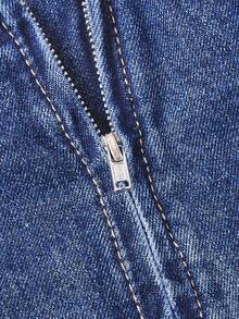 Sweetra Women's Casual Button Denim Pants, Spring/Summer - Light Wash - View 4