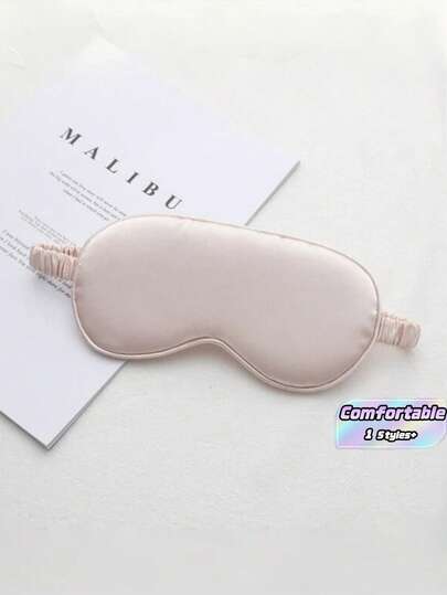 10 pièces Masque de sommeil soyeux et respirant couleur champagne, soulage la fatigue oculaire, convient pour la sieste des filles, masque occultant, non serré