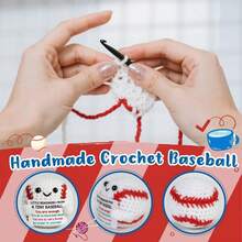 POKOJA LAND 1 Hand-Crocheted Desktop Decorative Ornament Fun And Adorable Animal/Plant Sci-Fi Designs Birthday Gift Card Mother's Day/Father's Day Gift For Dad Present For Colleagues, Family, Mom, Women, Men, Her, Him, Sisters, Best Friends Hand-Knitted Positive Emotions Knitting & Crocheting Gratitude, Inspiration, Encouragement Creative Graduation & Holiday Gifts Party Favors, Small Gifts, Souvenirs - Multicolor - View 4