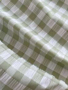 Elamini Quần short nữ màu xanh lá cây cạp thấp, trang phục đi biển, quần mùa hè, trang phục thường ngày khi đi biển, thời trang mùa xuân/hè. - màu xanh lá - Xem 6