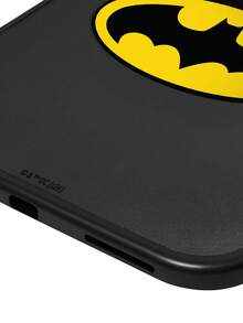 BATMAN X SHEIN 黑色酷炫皮革纹理防摔保护平底保护壳 - 彩色 - 查看 4