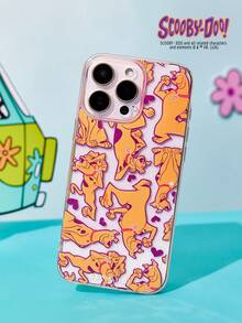 Joivida SCOOBY-DOO X Ốp bảo vệ chống sốc trong suốt màu hồng Sco Oby Doo Glitter cho iPhone - Nhiều màu - Xem 1