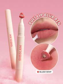 SHEGLAM Marshmallow Puff 唇部暈染筆-136 Blush Whip 品牌美妝化妝品 適合女士與女孩 - 136 腮紅慕斯 - 查看 1