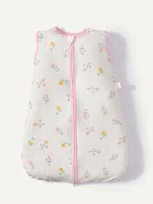 Cozy Pixies 1件裝嬰兒睡袋，碎花圖案，袖子可拆卸，舒適柔軟，新生兒睡袋，Oeko-Tex認證 - 彩色 - 查看 8