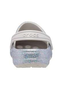 Crocs CLASSIC CLOG Kids' Clogs Comfortable Classic Durable Outdoor Walking Vacation Silver 207015-040 - Silver - View 4