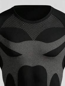Gym Rark 男士撞色短袖修身运动T恤，健身 - 彩色 - 查看 6