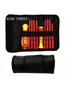 5/9/10 Pcs AS Plastic Handle Screwdriver Bit 9 Piece Multi Screwdriver Set Insulated Precision Screwdriver Set, Tools For Men - Multicolor - View 15