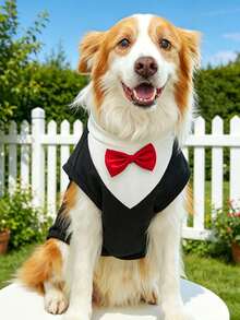 Golden Retriever Dog Clothing For Autumn And Winter, Corgi Cat Suit Pet Dress, Cat Clothes - Black - View 5