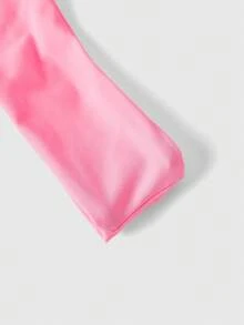 ROMWE Avant 两件套休闲可爱优雅性感波西米亚风花卉系带编织比基尼泳衣，适合海滩度假、春夏假期 - 彩色 - 查看 3