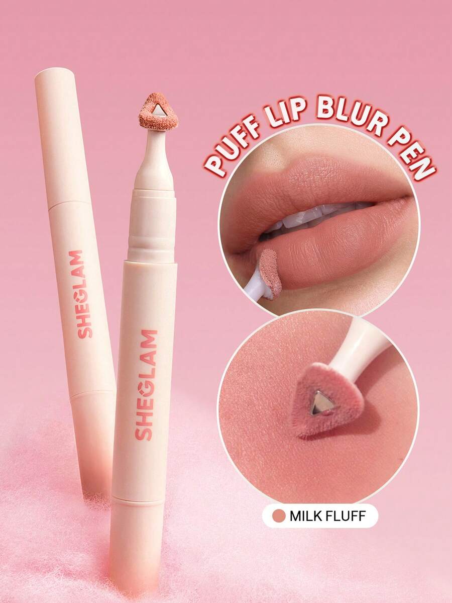SHEGLAM Marshmallow Puff 唇部暈染筆-031 Milk Fluff 品牌美妝化妝品 適合女士與女孩 - 031 牛奶絨毛 - 查看 1