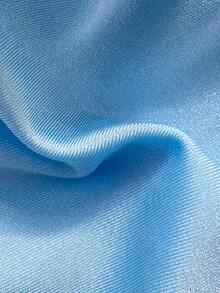 Swim Basics Bộ bikini và quần tam giác màu trơn dành cho nữ - Màu xanh lam - Xem 6