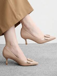 Light apricot.