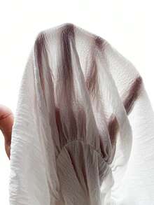 SHEIN Áo sơ mi nữ tuổi teen kiểu dáng thoải mái, rộng rãi, có nơ trang trí. - trắng - Xem 6