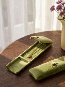 Cirelle Hộp đựng nhẫn, mặt dây chuyền, trang sức bằng nhung, lựa chọn tốt nhất cho quà tặng Giáng sinh, Halloween, Ngày Valentine, Năm mới và Sinh nhật. - màu xanh lá - Xem 7