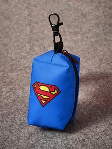 SUPERMAN X SHEIN 一套卡通图案宠物旅行背带和牵引绳套装，包括项圈、便携收纳袋，多种尺寸可选，肩带长度可调节，适合猫、狗、超级英雄等宠物。 - 彩色 - 查看 11