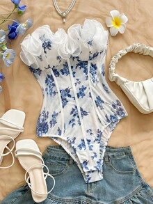 Blue and White