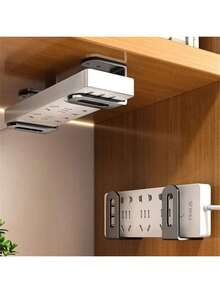 Haus Hana 2个/4个免钻孔壁挂式收纳架，适用于路由器、WiFi调制解调器、机顶盒、线缆管理和珠宝展示。多功能收纳架，节省空间（带粘胶）。 - 彩色 - 查看 3
