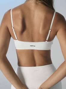 Aralina Ruched Twist Front Strapless Style Adjustable Strap Seamless Stretch Slim Fit Crop Top Summer Outfits For Women Cute Tops Off The Shoulder Top - White - View 2