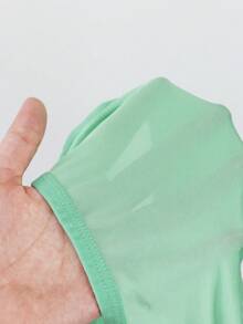 DrisQ DrisQ Men's Solid Color Round Neck Casual Versatile Daily Wear Jumpsuit - Green - View 4