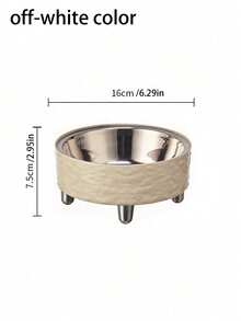 1pc Premium Creative Wave Pattern Pet Food Bowl - multicolor - View 10