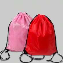 Compact Drawstring Bag Pocket-A Durable, Compact And Washable Unisex Backpack - Multicolor - View 3