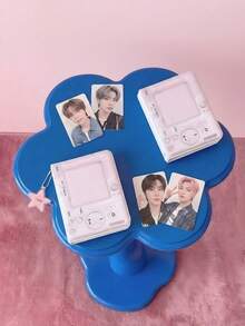 Joivida 1pc Retro Camera Photo Card Album, 3-Inch Single Grid Mini K-Pop Photocard Binder For Collectors - multicolor - View 1