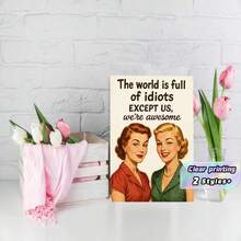 1 Women's Birthday Card Featuring A Fun "Everywhere In The World" Design, Perfect For A Close Female Friend - View 1