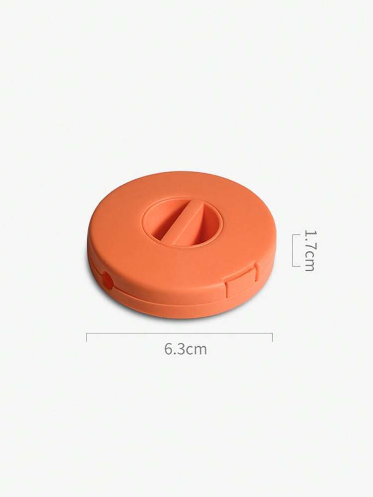 Madebyblanc 1pc Mobile Data Cable Storage Box, Mini Portable Charging Cable Organizer, Headphone Cable Box, Rotary Winding Device - View 7