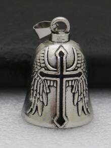 1 Pc Vintage 3D Design Motorcycle Guardian Bell Retro Wing Design Biker Good Luck Charm Alloy Punk Style Evil Spirit Trap Bell Men Mother's Day Flowers,Personalized Gifts For Mom,Last Minute Gifts,Mother's Day Ideas,Mothering Sunday Gifts,Handmade Cards For Mum,Best Mother's Day Gifts Under $50 - Multicolor - View 13